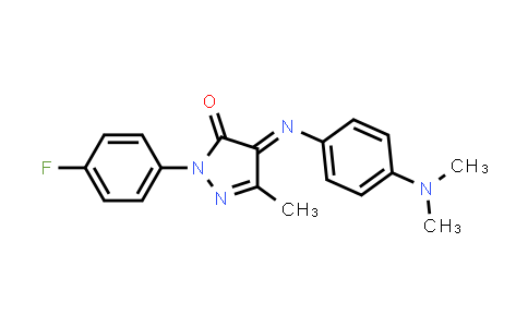 (4E)-4-{[4-(Dimethylamino)Phenyl]Imino}-2-(4-Fluorophenyl)-5-Methyl-2,4-Dihydro-3H-Pyrazol-3-One