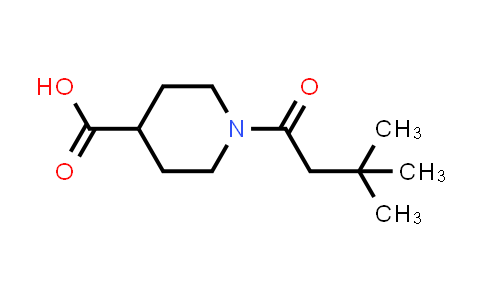 1-(3,3-Dimethylbutanoyl)piperidine-4-carboxylic acid