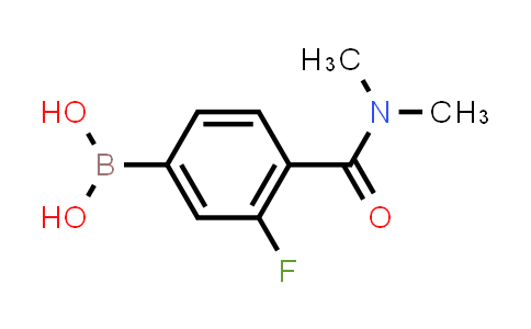 [4-(dimethylcarbamoyl)-3-fluorophenyl]boronic Acid