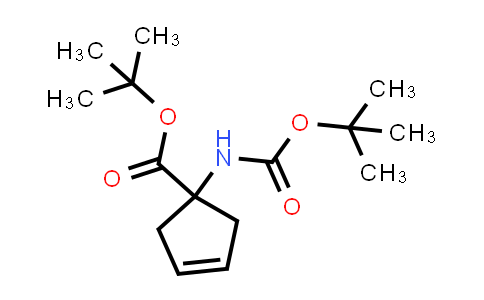1-[[(1,1-Dimethylethoxy)carbonyl]amino]-3-cyclopentene-1-carboxylic acid 1,1-dimethylethyl ester
