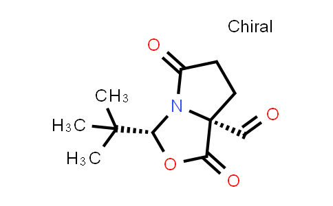 3-(1,1-Dimethylethyl)dihydro-1,5-dioxo-(3R,7AR)-1H,3H-pyrrolo[1,2-C]oxazole-7A(5H)-carboxaldehyde