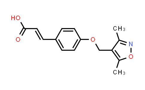 (2E)-3-{4-[(3,5-Dimethylisoxazol-4-yl)methoxy]phenyl}acrylic acid