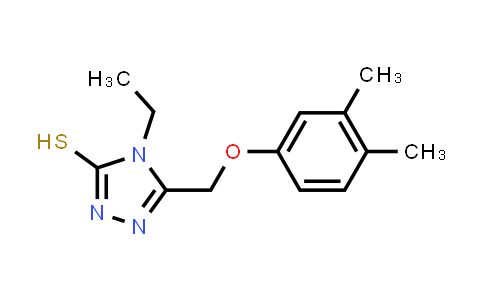 5-[(3,4-Dimethylphenoxy)methyl]-4-ethyl-4H-1,2,4-triazole-3-thiol