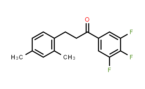 3-(2,4-Dimethylphenyl)-1-(3,4,5-trifluorophenyl)-1-propanone