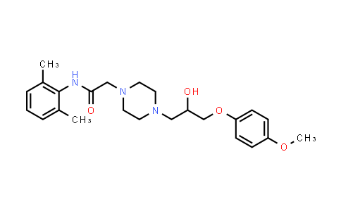 N-(2,6-Dimethylphenyl)-2-(4-(2-hydroxy-3-(4-methoxyphenoxy)propyl)piperazin-1-yl)acetamide