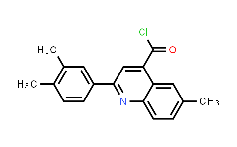2-(3,4-Dimethylphenyl)-6-methylquinoline-4-carbonyl chloride