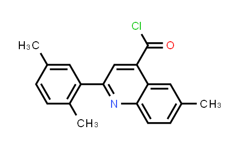 2-(2,5-Dimethylphenyl)-6-methylquinoline-4-carbonyl chloride