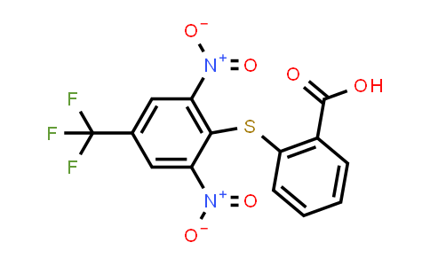 2-{[2,6-Dinitro-4-(trifluoromethyl)phenyl]thio}benzoic acid