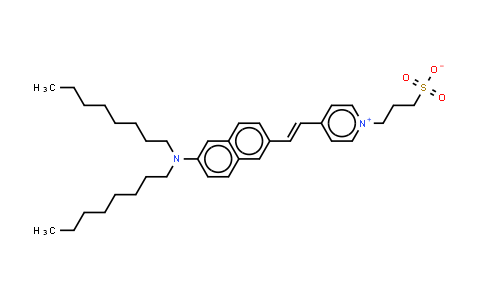 4-(2-[6-(二辛基氨基)-2-萘烯基]乙烯基)-1-(3-硫代丙基)吡啶内盐