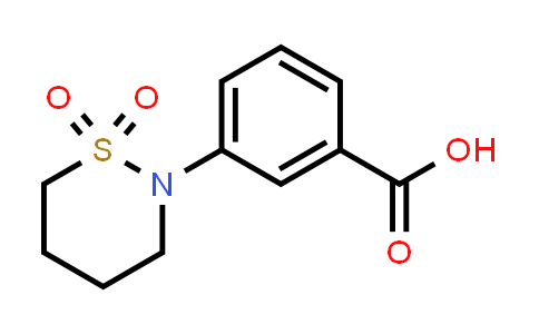 3-(1,1-Dioxido-1,2-thiazinan-2-yl)benzoic acid
