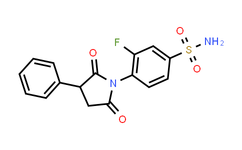 4-(2,5-Dioxo-3-Phenylpyrrolidin-1-Yl)-3-Fluorobenzenesulfonamide