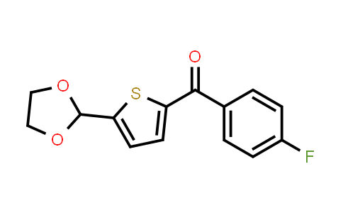 [5-(1,3-Dioxolan-2-yl)-2-thienyl](4-fluorophenyl)methanone
