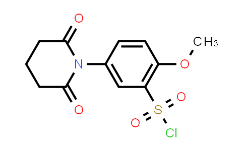 5-(2,6-Dioxopiperidin-1-yl)-2-methoxybenzenesulfonyl chloride
