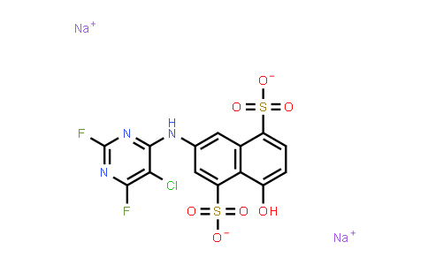 Disodium 3-[(5-Chloro-2,6-Difluoro-4-Pyrimidinyl)Amino]-8-Hydroxynaphthalene-1,5-Disulphonate