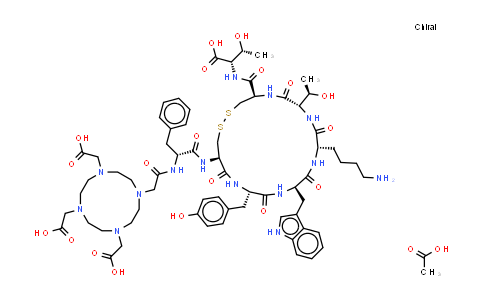 DOTA-(Tyr3)-Octreotate acetate salt