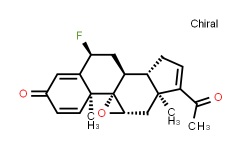(6alpha,9beta,11beta)-9,11-Epoxy-6-fluoropregna-1,4,16-triene-3,20-dione