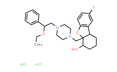4a-[[4-(2-Ethoxy-2-Phenyl-Ethyl)Piperazin-1-Yl]Methyl]-8-Fluoro-2,3,4,9b-Tetrahydro-1H-Dibenzofuran-4-Ol Dihydrochloride