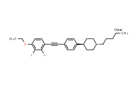 1-Ethoxy-2,3-difluoro-4-[[4-(trans-4-pentylcyclohexyl)phenyl]ethynyl]benzene