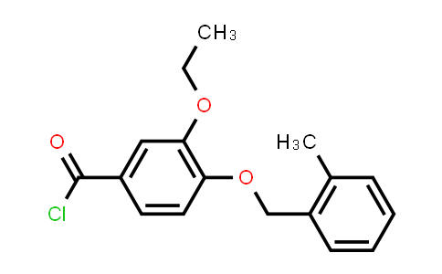 3-Ethoxy-4-[(2-methylbenzyl)oxy]benzoyl chloride