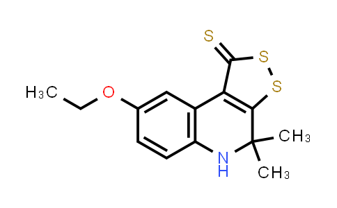 8-Ethoxy-4,4-dimethyl-4,5-dihydro-1H-[1,2]dithiolo[3,4-c]quinoline-1-thione