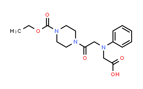[{2-[4-(Ethoxycarbonyl)piperazin-1-yl]-2-oxoethyl}(phenyl)amino]acetic acid