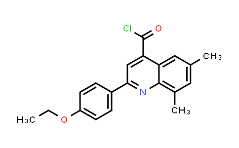 2-(4-Ethoxyphenyl)-6,8-dimethylquinoline-4-carbonyl chloride