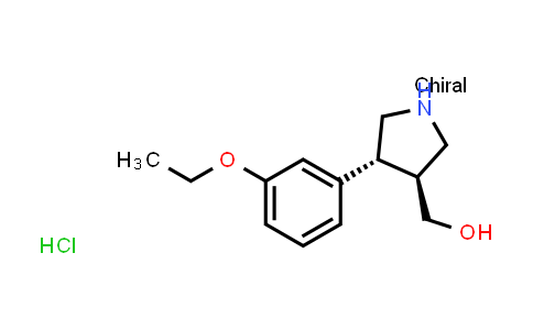 [(3S,4R)-4-(3-Ethoxyphenyl)pyrrolidin-3-yl]methanol hydrochloride