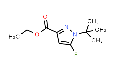 Ethyl-1-tert-butyl-5-fluoro-1H-pyrazole-3-carboxylate