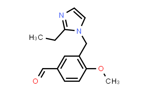3-[(2-Ethyl-1H-imidazol-1-yl)methyl]-4-methoxybenzaldehyde