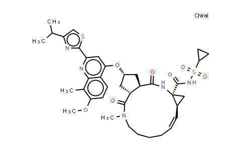 (2R,3aR,10Z,11aS,12aR,14aR)-N-(环丙基磺酰基)-2,3,3a,4,5,6,7,8,9,11a,12,13,14,14a-十四氢-2-[[7-甲氧基-8-甲基-2-[4-(1-甲基乙基)-2-噻唑基]-4-喹啉基]氧基]-5-甲基-4,14-二氧代环戊并[c]环丙并[g][1,6]二氮杂环十四烯-12a(1H)-甲酰胺