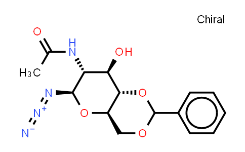 2-乙酰氨基-4,6-O-苯亚甲基-2-脱氧-β-D-吡喃葡萄糖酰基叠氮化物