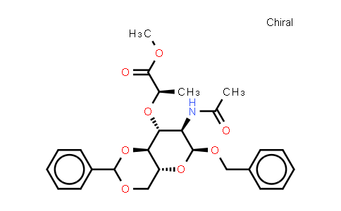 Benzyl 2-acetamido-4,6-O-benzylidene-2-deoxy-a-D-muramic acid methyl ester
