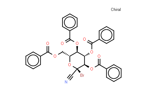 2-Bromo-2-deoxy-3,4,5,7-tetra-O-benzoyl-a-D-gluco-heptulopyranosononitrile