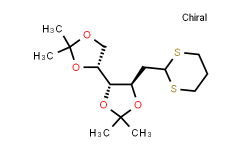 D-阿拉伯-六糖,2-脱氧-3,4:5,6-二-O-(1-甲基亚乙基)-, 环 1,3-丙二基二硫代缩醛 (9CI)