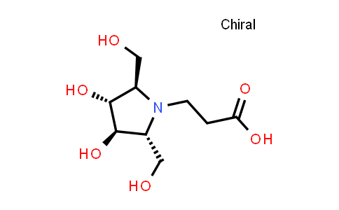 (2R,3R,4R,5R)-3,4-Dihydroxy-2,5-bis(hydroxymethyl)-1-pyrrolidinepropanoic acid