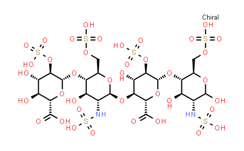 Heparin derived dp4 saccharide ammonium salt