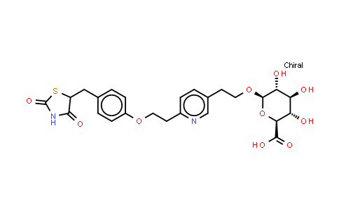 Hydroxy pioglitazone (M-VII) b-D-glucuronide
