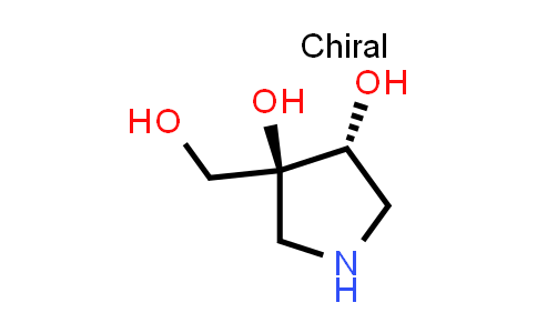 (3S,4R)-3-(Hydroxymethyl)-3,4-pyrrolidinediol
