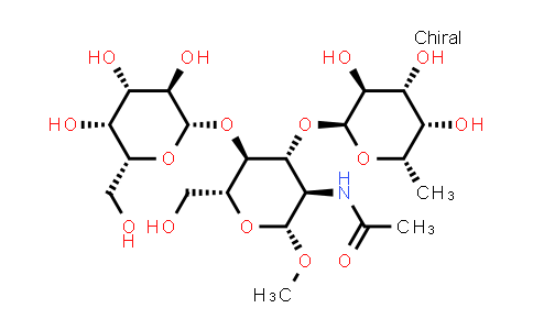 Lewis X trisaccharide methyl glucoside
