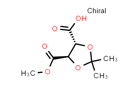 (4R,5R)-5-(Methoxycarbonyl)-2,2-dimethyl-1,3-dioxolane-4-carboxylic acid