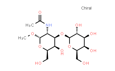 Methyl 2-acetamido-2-deoxy-3-O-(b-D-galactopyranosyl)-a-D-galactopyranoside