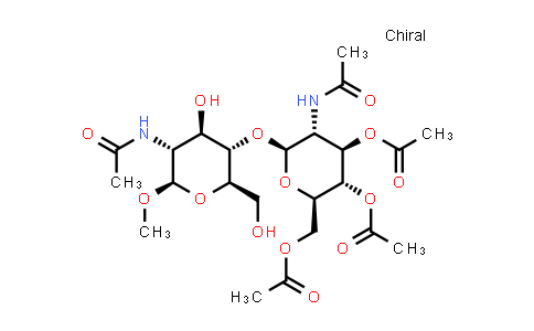 Methyl 2-acetamido-4-O-(2-acetamido-3,4,6-tri-O-acetyl-2-deoxy-b-D-glucopyranosyl)-2-deoxy-b-D-glucopyranoside