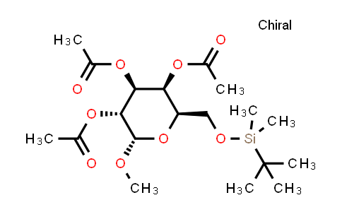 Methyl 2,3,4-tri-O-acetyl-6-O-tert-butyldimethylsilyl-a-D-galactopyranoside