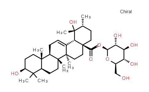 Pomolic acid 28-O-b-D-glucopyranosyl ester