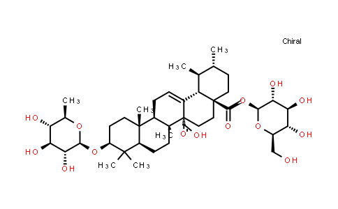 Quinovic acid 3-O-(6-deoxy-b-D-glucopyranoside) 28-O-b-D-glucopyranosyl ester