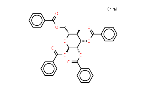 1,2,3,6-Tetra-O-benzoyl-4-deoxy-4-fluoro-a-D-mannopyranose