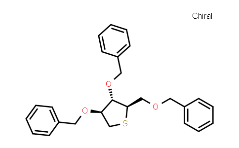 2,3,5-Tri-O-benzyl-1,4-dideoxy-1,4-epithio-D-arabinitol