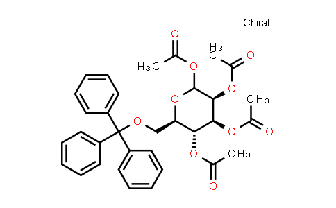 6-O-Trityl-1,2,3,4-Tetra-O-acetyl-D-mannopyranose