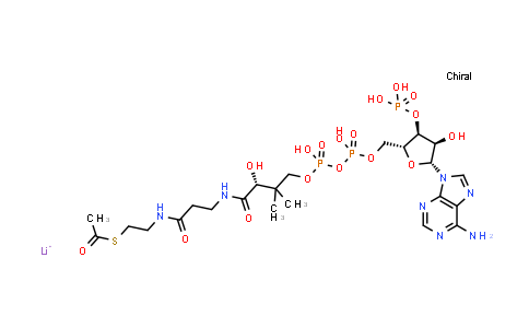 Acetyl coenzyme A lithium salt