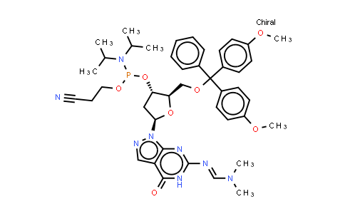 8-Aza-7-deaza-2'-deoxy-N2-DMF-5'-O-DMT-guanosine 3'-CE phosphoramidite
